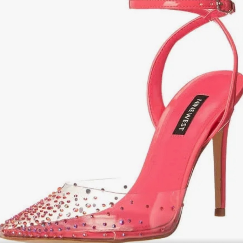Nine West pumps with rhinestones size 5.5